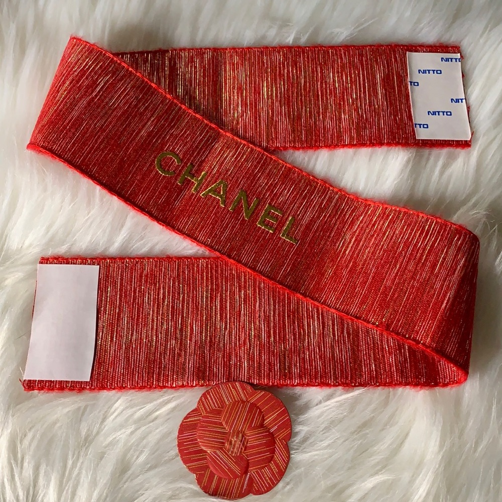Chanel 2021 Holiday Ribbon & Flower